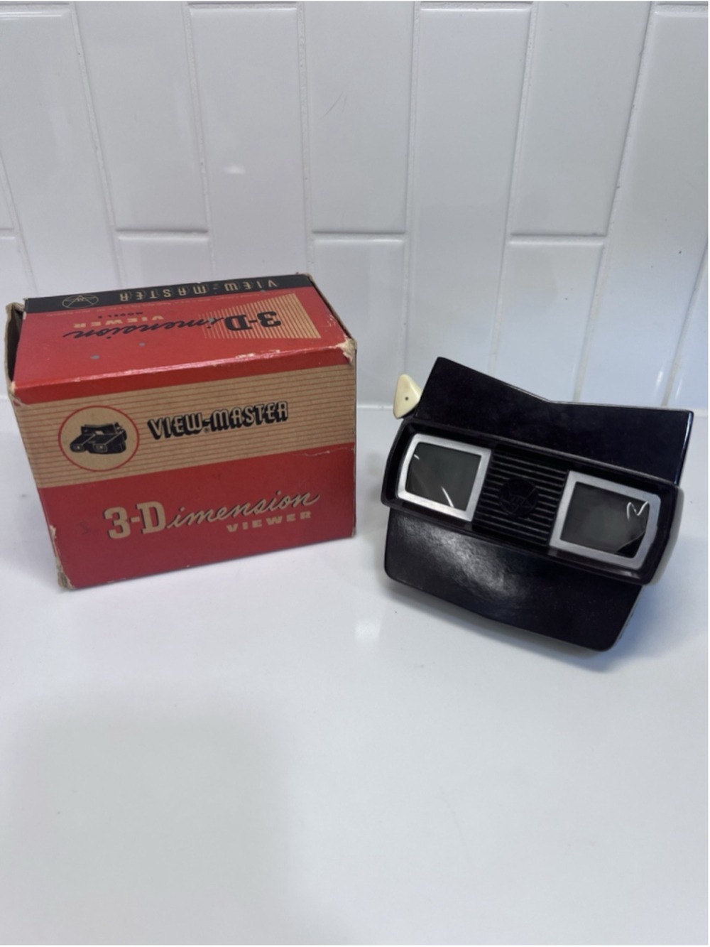 Vintage Sawyer’s View Master 3D Viewer Bakelite With Original Box